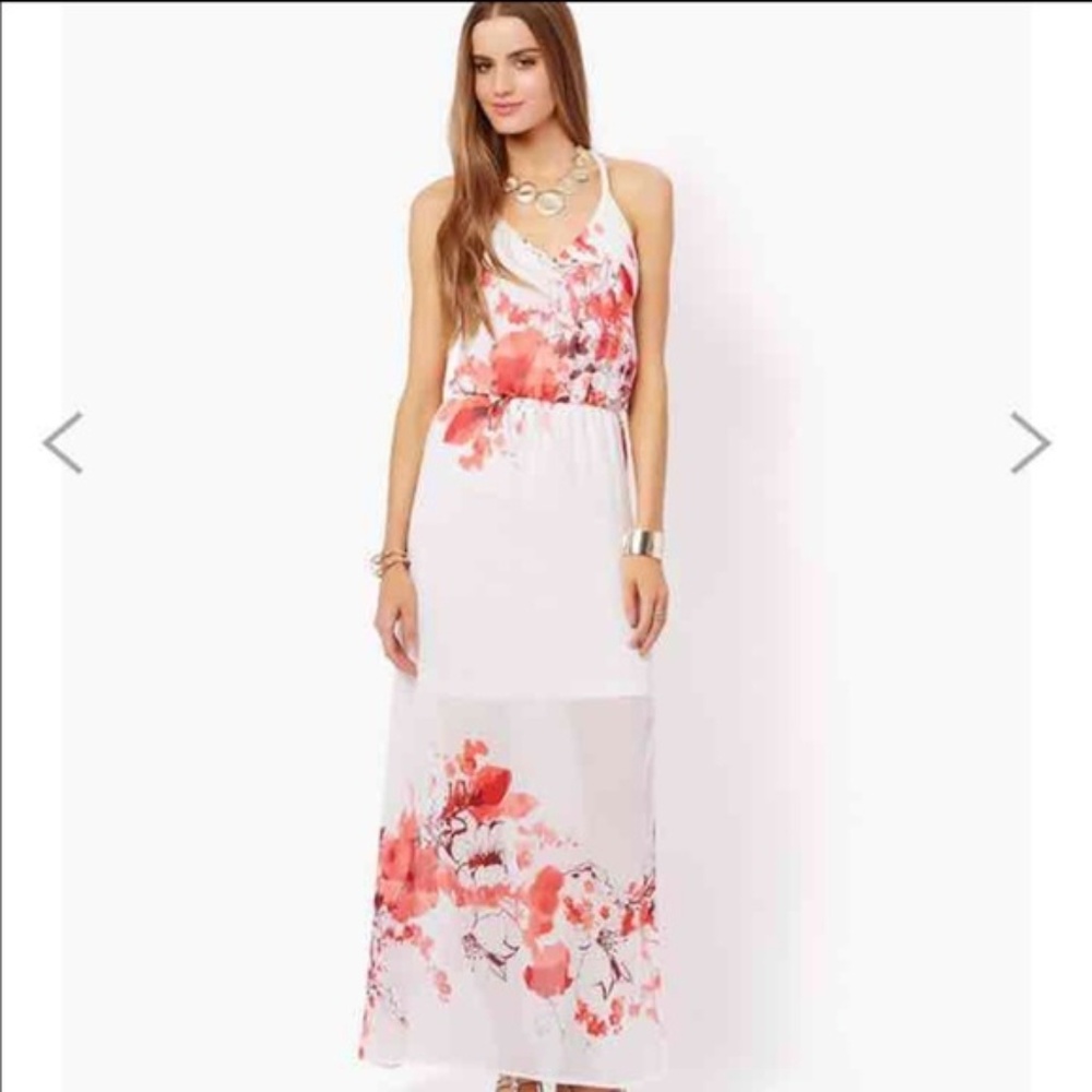 Charming Charlie Floral Maxi Dress